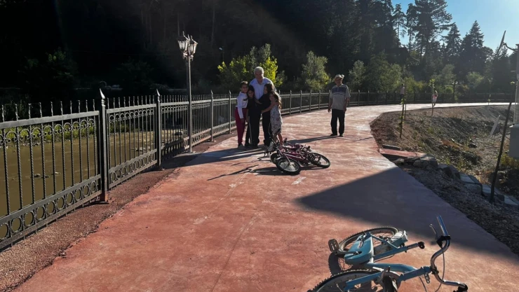 Azdavay'da Aşıklar Köprüsü Yürüyüş Yolu Projesinde Yeni Aşama