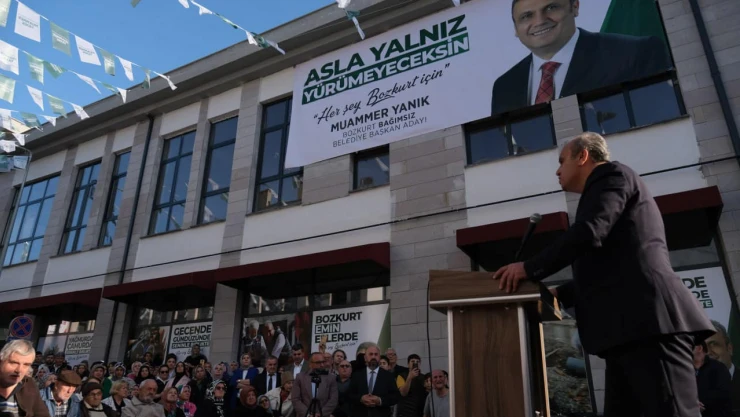 Bağımsız Aday Yanık, Seçim Bürosunu Açtı