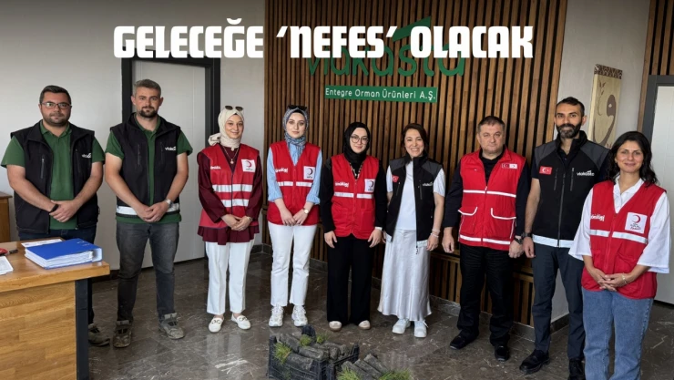 Bağışlanan Fidanlar Geleceğe 'Nefes' Olacak