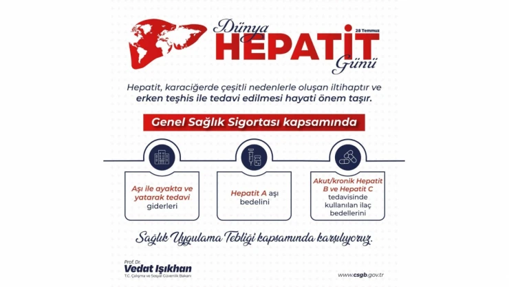 Bakan Işıkhan'dan Hepatit Açıklaması