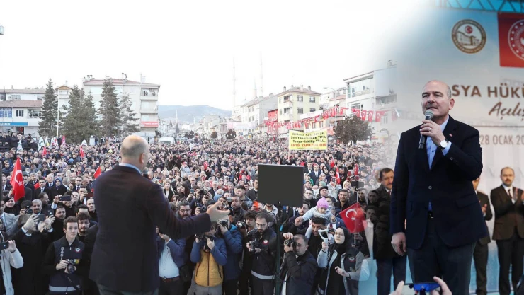 BAKAN SOYLU SEL AFETİNİ HATIRLATARAK 'Nerede bu devlet sözünü söylettirmedik'