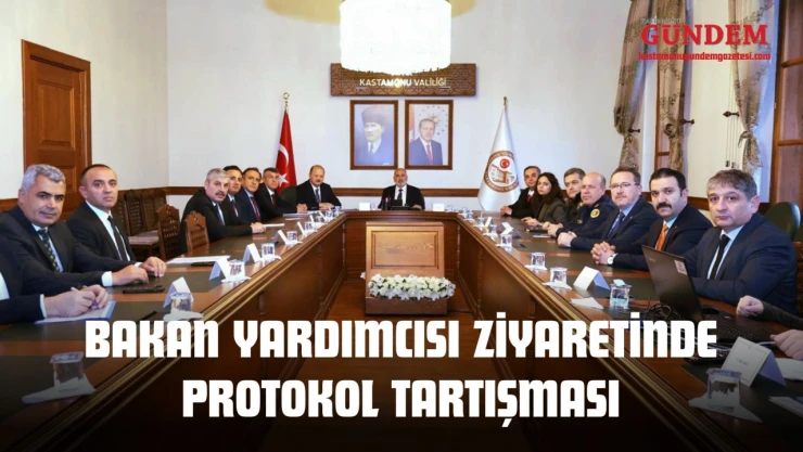 Bakan Yardımcısı Ziyaretinde Protokol Tartışması