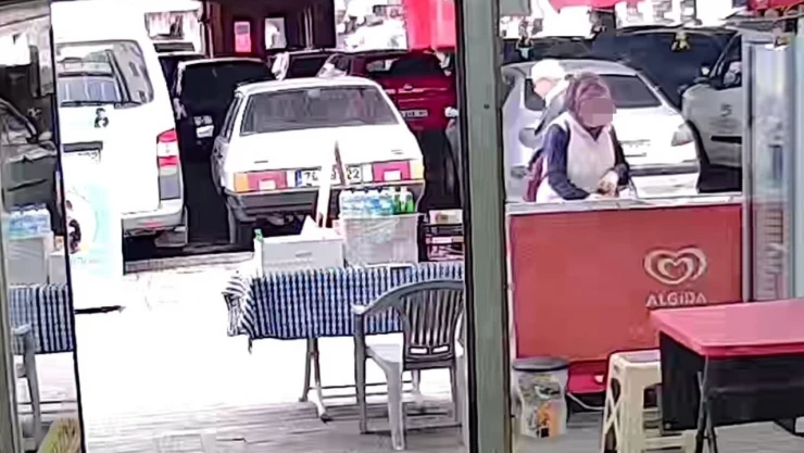 Önce Kameralara, Ardından Polise Yakalandı