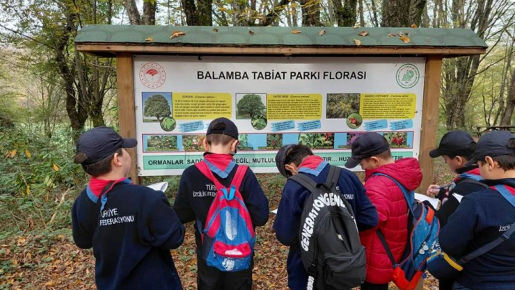 Balamba Tabiat Parkı'nda Doğa Eğitimi
