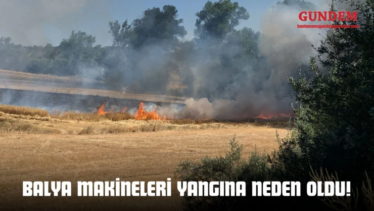 Balya Makineleri Yangına Neden Oldu!