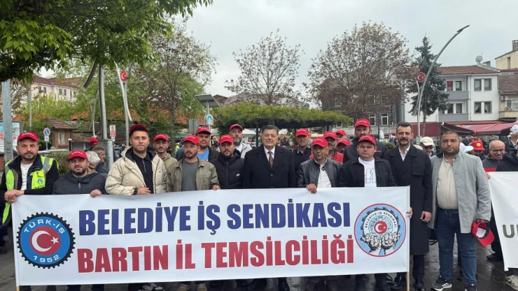 Bartın'da 1 Mayıs Yürüyüşü