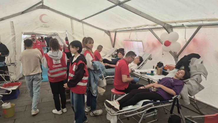 Bartın'da 8 Saatte 174 Kişi Kan Bağışında Bulundu