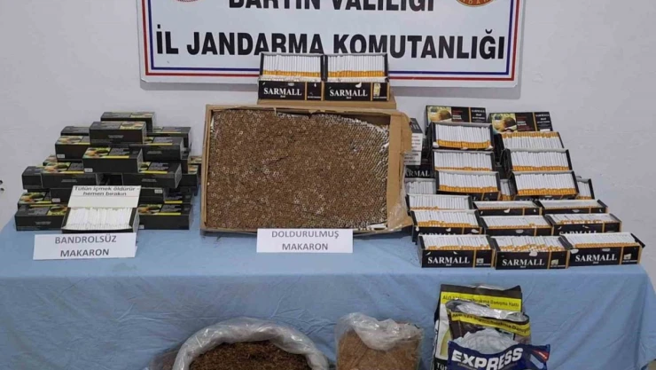 Bartın'da Jandarmadan Tütün Operasyonu