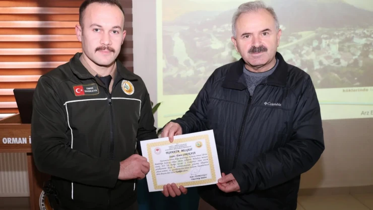 Başarılı Personele Teşekkür Belgesi Verildi