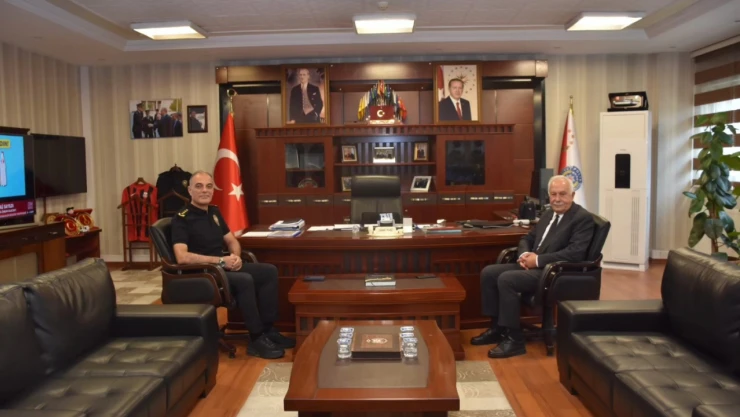 Başesgioğlu'ndan Emniyet Müdürü Taş'a Ziyaret