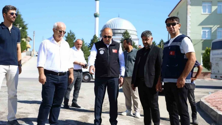 Başkan Arslan: 'Alaca'da Kilittaşı Ve Asfaltsız Yol Kalmayacak'
