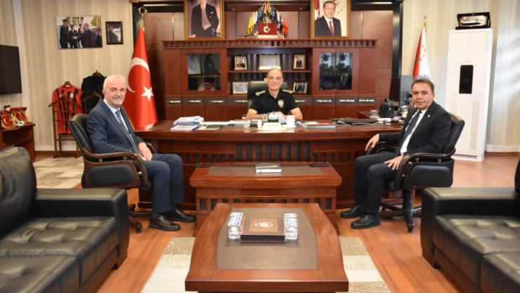 Başkan Baltacı'dan Emniyet Müdürü Taş'a Ziyaret