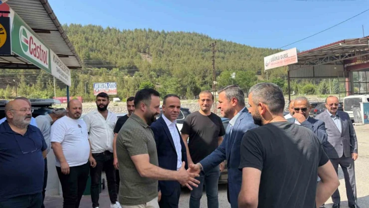 Başkan Çetinkaya Sanayi Esnafı İle Bir Araya Geldi