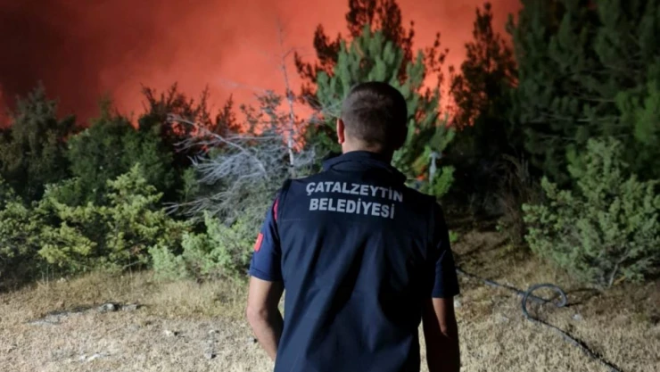 Başkan Demir Duyurdu: Çatalzeytin'den Yangın Bölgesine Destek