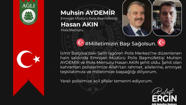 Başkan Ergin: 'Milletimizin Başı Sağolsun'