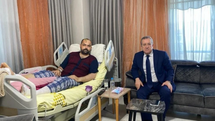 Başkan Kavakligil'e 'Geçmiş Olsun' ziyareti