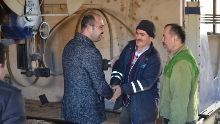 Başkan Kavaklıgil Esnaf Ziyaretlerini Sürdürüyor