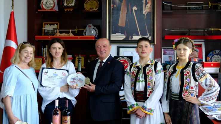 Başkan Uzuner, Misafirleri Ağırladı