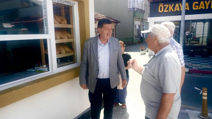 Başkan Yalçınkaya, Halk Ekmek Büfelerini Ziyaret Etti