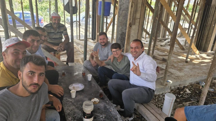 Başkan Yamalı, İnşaat Çalışanlarıyla Bir Araya Geldi