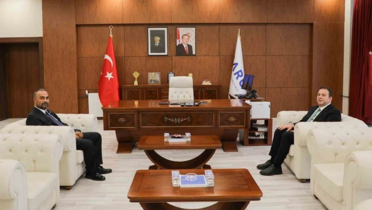 Başsavcı Şahin'den Rektör Akkaya'ya Hayırlı Olsun Ziyareti