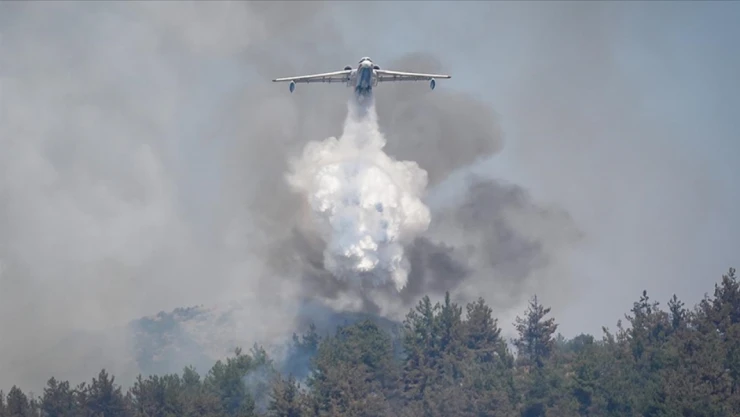 Bazı İllerde Çıkan Orman Yangınlarına Müdahale Sürüyor