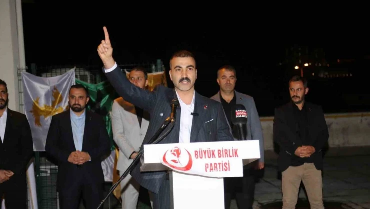 BBP Karabük İl Başkanı Kesgin: 'Zulme Sessiz Kalmak, Zulme Ortak Olmaktır'