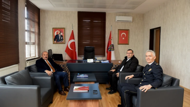 Belediye Başkanı Arslan'dan İlçe Emniyet Müdürlüğüne Ziyaret