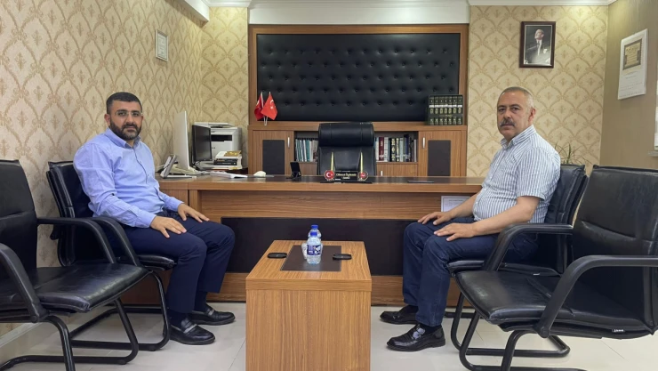 Belediye Başkanı Bülent Ergin'den İlçe Müftüsü Cüneyt Özdemir'e Ziyaret