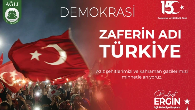 Belediye Başkanı Ergin'den 15 Temmuz Paylaşımı