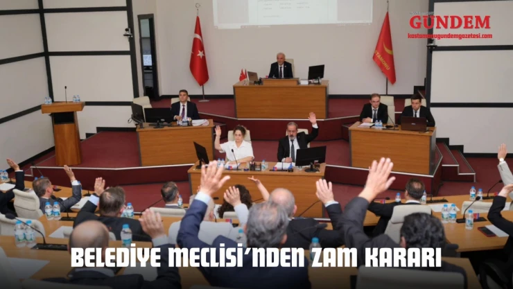 Belediye Meclisi'nden Zam Kararı