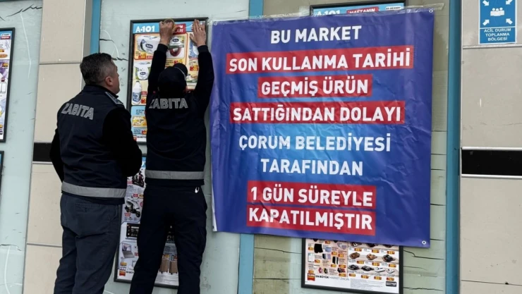 Belediyeden O Markete Kapatma Cezası