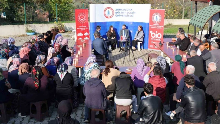 BEUN Bilim Kafe Söyleşileri Köy Halkıyla Buluştu