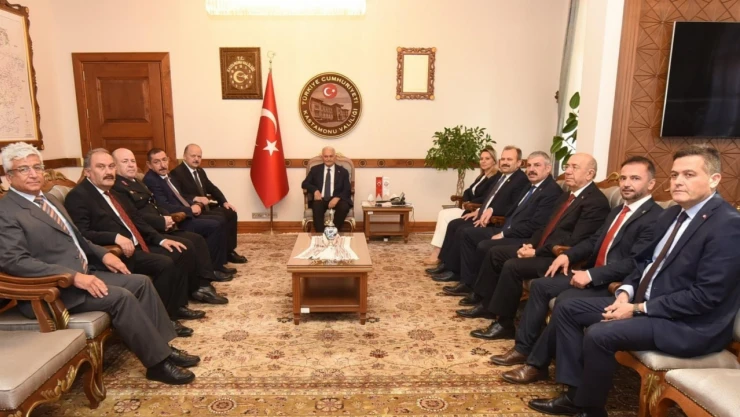 Binali Yıldırım'dan Kastamonu Valiliğine ziyaret