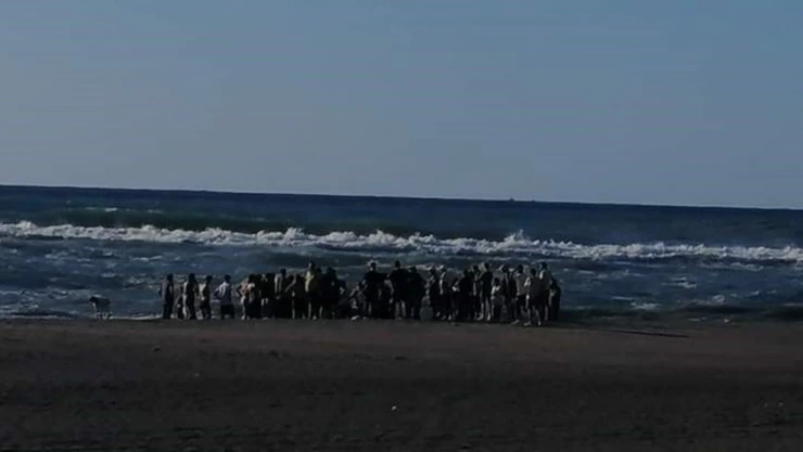 Boğulma tehlikesi geçiren genç hastaneye kaldırıldı