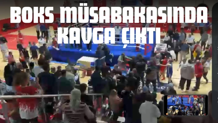 Boks Müsabakasında Kavga Çıktı
