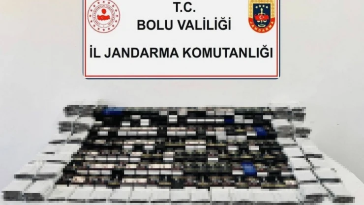 Bolu'da Kaçak Sigara Operasyonu