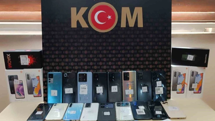 Bolu'da Kaçak Telefon Operasyonu