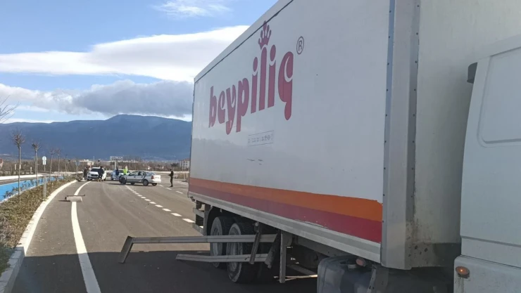 Bolu'da Yeni Açılan Çevre Yolunda İlk Kaza