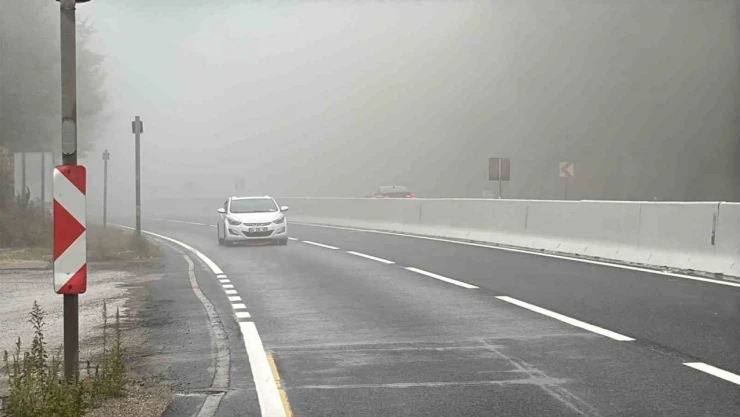 Bolu Dağı'nda Sis Etkili Oluyor