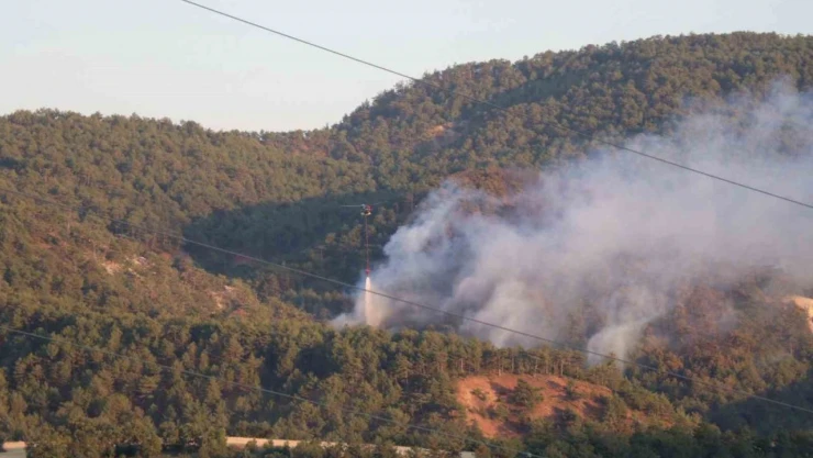 Yangına Müdahale Sürüyor