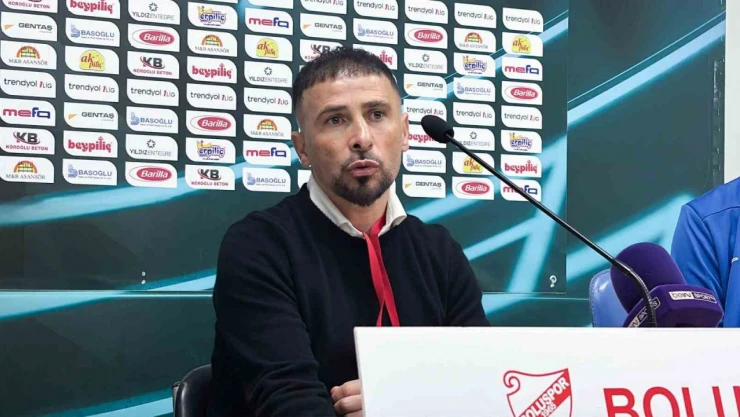 Boluspor - Amed Sportif Faaliyetler Maçının Ardından