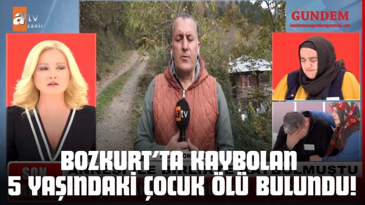 Bozkurt'ta Kaybolan 5 Yaşındaki Çocuk Ölü Bulundu!