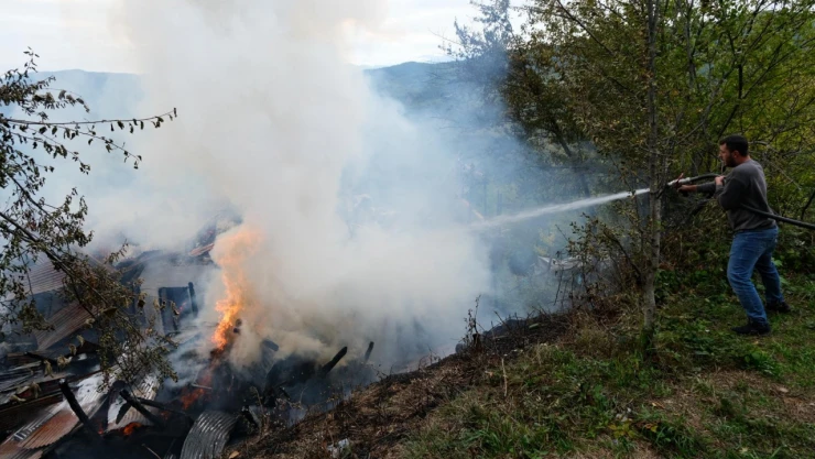 Bozkurt'ta Korkutan Yangın!