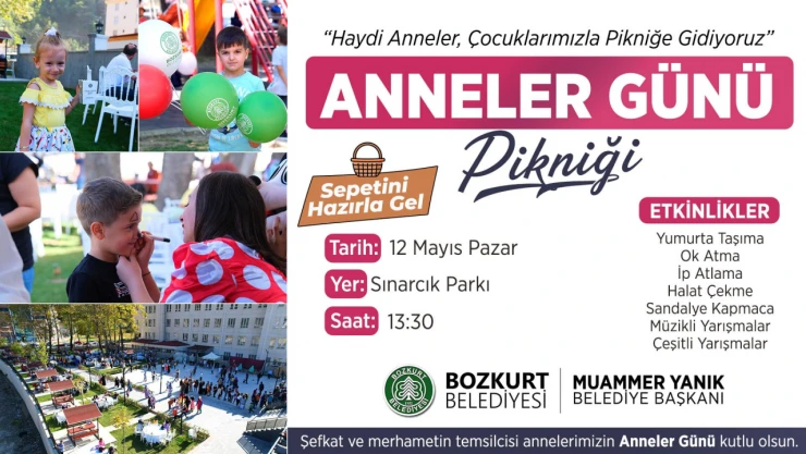 Bozkurt'tan Anneler Günü Pikniği