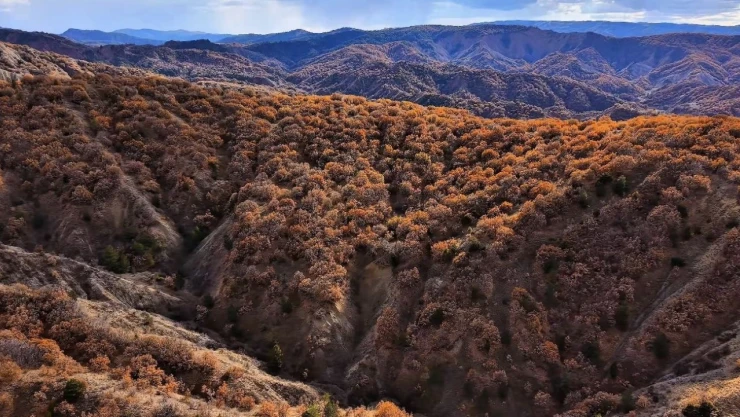 Çankırı'da Mest Eden Sonbahar Manzaraları