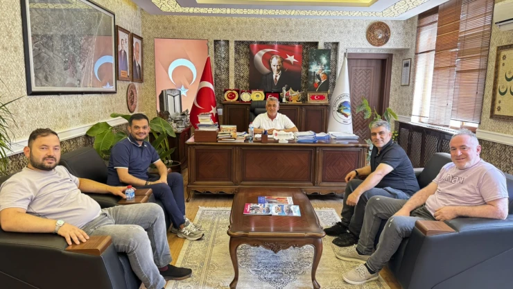 Çatalzeytin Belediye Başkanı Ahmet Demir'e Dernek Temsilcilerinden Ziyaret