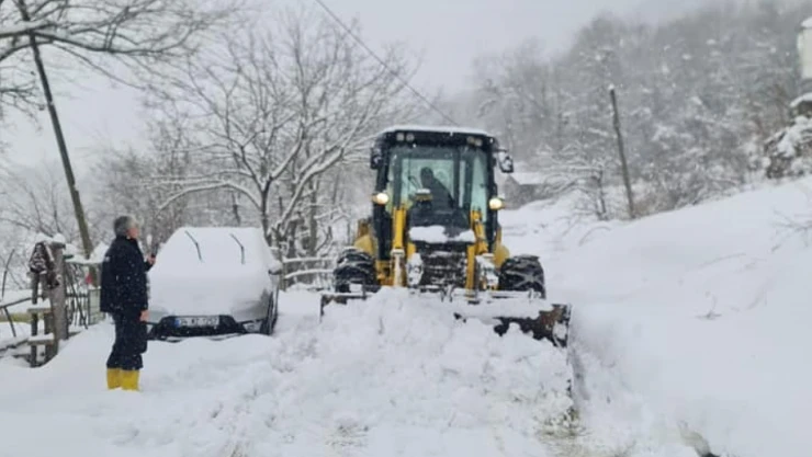 Çatalzeytin Karla Mücadele Ediyor