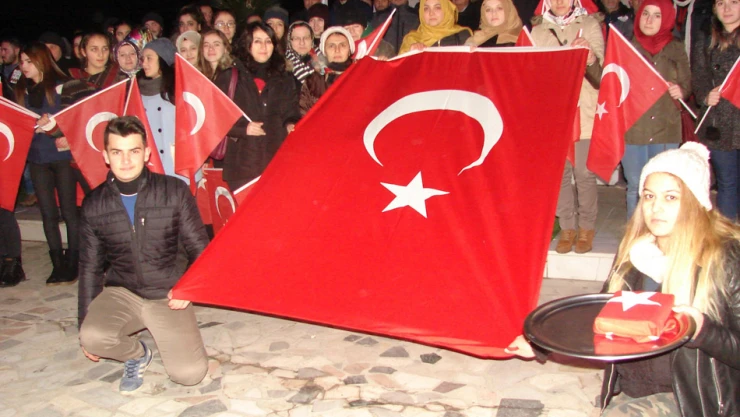 Çatalzeytin teröre karşı yürüdü