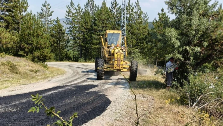 Çavuş Köyü'nde Yol Bakım ve Asfaltlama Çalışması Yapıldı